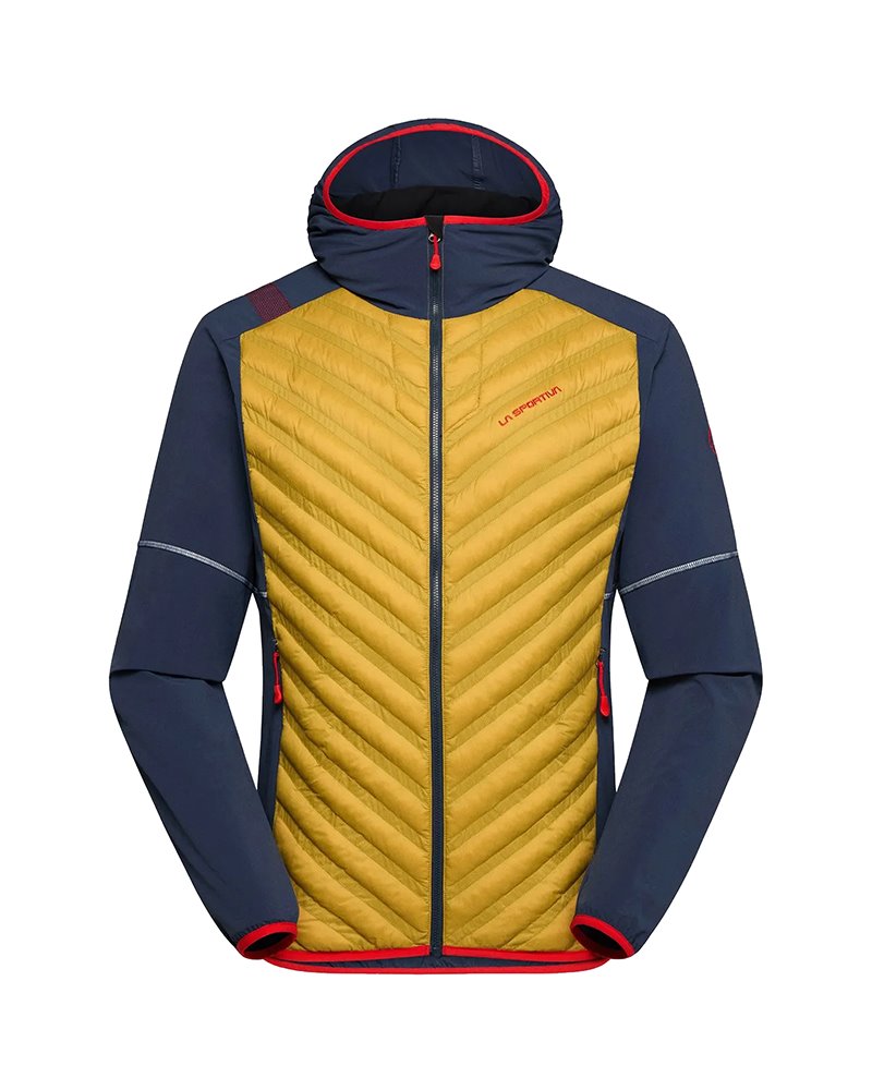 La Sportiva Koro Primaloft Thermoplume Men's Hybrid Jacket, Savana/Night Sky
