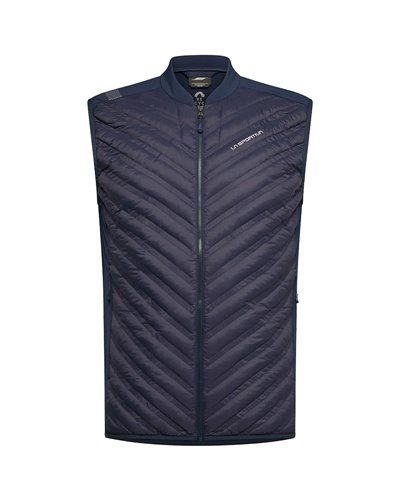 La Sportiva Alya Primaloft Thermoplume Men's Hybrid Vest, Night Sky/Chalk