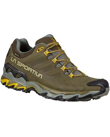 La Sportiva Ultra Raptor II Leather Wide GTX Gore-Tex Men's Hiking Shoes, Ivy/Cedar