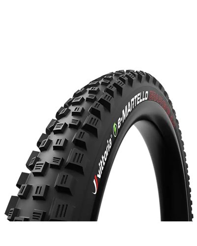 Vittoria e-Martello Enduro/e-MTB 29x2.6 4C G2.0 TLR Copertone Tubeless 120 TPI 2-ply, Nero