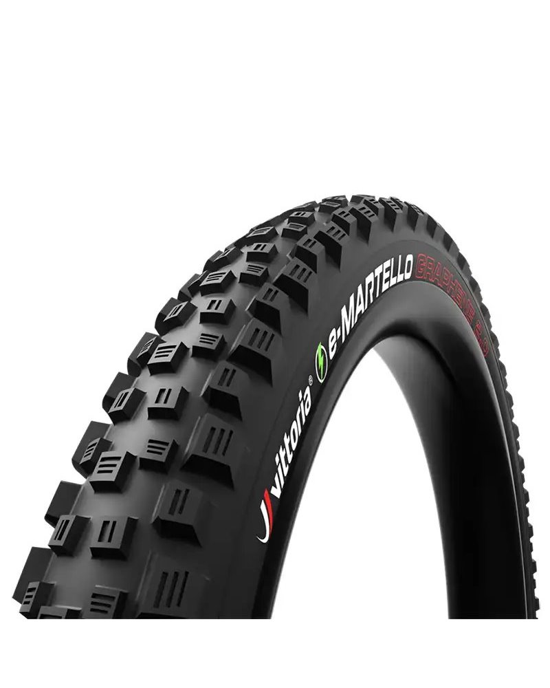 Vittoria e-Martello Enduro/e-MTB 29x2.6 4C G2.0 TLR Copertone Tubeless 120 TPI 2-ply, Nero