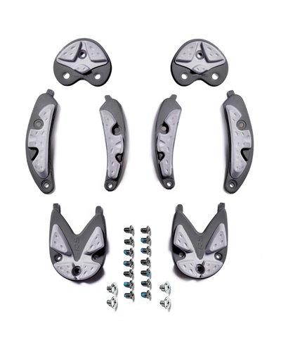 Sidi Ricambio Inserti per Suola SRS MTB Carbon Composite N.75, Antracite/Grigio