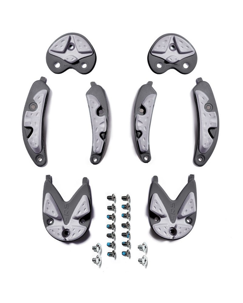 Sidi Ricambio Inserti per Suola SRS MTB Carbon Composite N.75, Antracite/Grigio