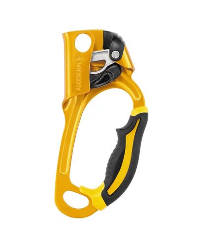 Petzl Ascension Destro Giallo Maniglia Bloccante Ergonomica