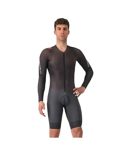 Castelli Body Paint 4.X Rosso Corsa Men's Cycling Speed Speed Suit, Black