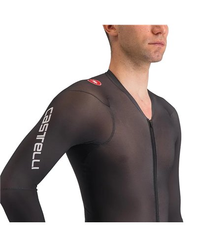 Castelli Body Paint 4.X Rosso Corsa Men's Cycling Speed Speed Suit, Black