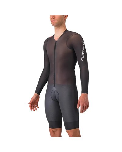Castelli Body Paint 4.X Rosso Corsa Men's Cycling Speed Speed Suit, Black