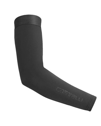 Castelli Espresso Cycling Arm Warmers, Light Black