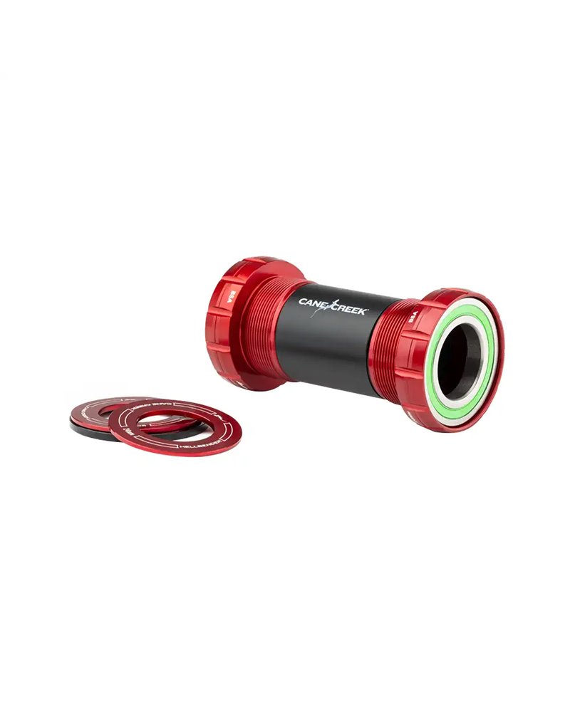 Cane Creek Bottom Bracket MTB Hellbender 70 BSA for Axle 24mm Shimano - Red