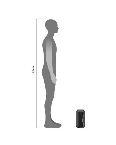 Ortlieb Dry Bag PS10 Sacca Stagna Ultra Leggera 12 Litri, Black