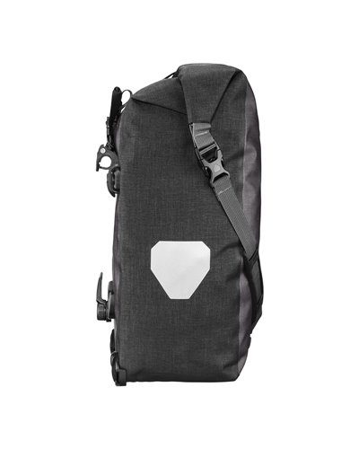 Ortlieb Back-Roller Plus CR F5204 Coppia Borse Bici Posteriori 40 Litri, Granito/Nero