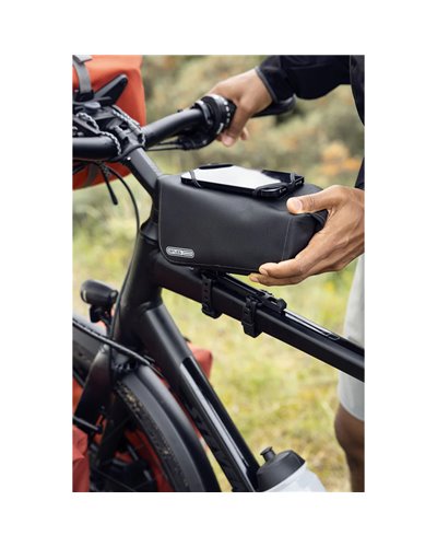 Ortlieb TopTube-Bag F8242 Borsa Tubo Orizzontale 1.5 Litri, Nero