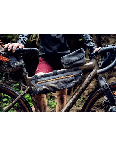 Ortlieb Frame-Pack TopTube F9942 Borsa Tubo Orizzontale 4 Litri, Nero Opaco