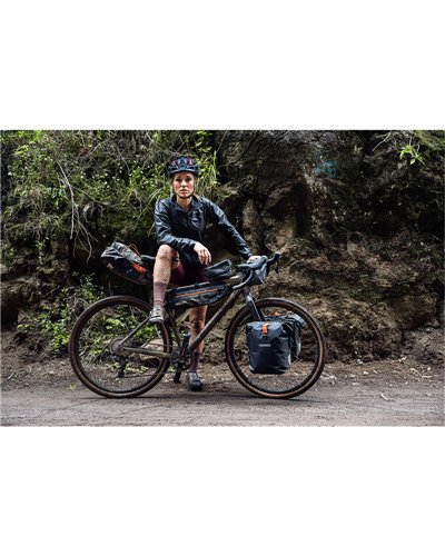 Ortlieb Frame-Pack TopTube F9942 Borsa Tubo Orizzontale 4 Litri, Nero Opaco