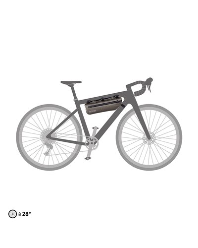 Ortlieb Frame-Pack TopTube F9947 Borsa Tubo Orizzontale 4 Litri, Sabbia Scuro