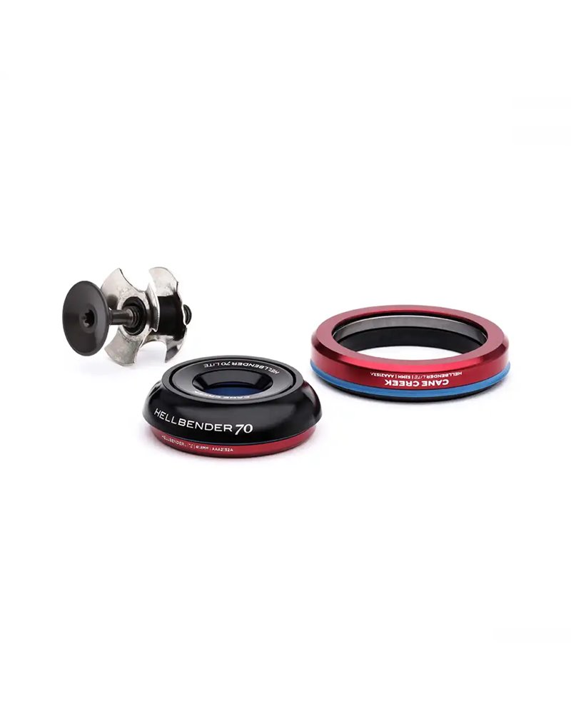 Cane Creek Headset Assembly - Hellbender 70 Lite - Tapered - Is42/28.6/H9 - Is52/40 - Black