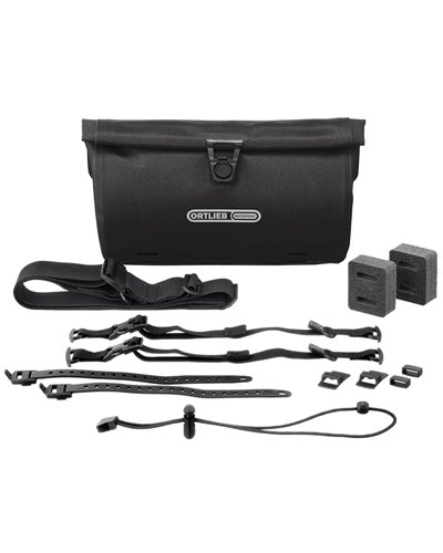 Ortlieb Velo-Sling F9954 Borsa Manubrio 3 Litri con Tracolla, Nero