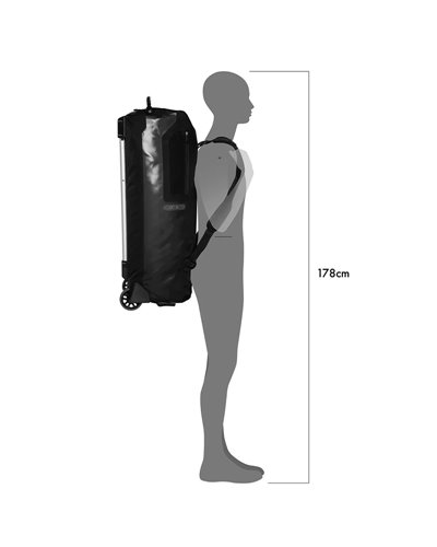 Ortlieb Duffle RG K12201 Borsone/Trolley 85 Litri Impermeabile, Nero