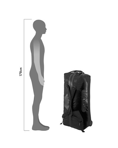 Ortlieb Duffle RS K13101 Borsone/Trolley 110 Litri Impermeabile, Nero