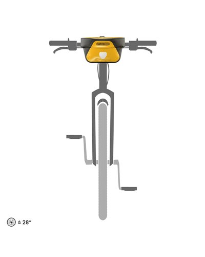 Ortlieb Ultimate F3615 Handlebar Bag 5 Liters, Sun Yellow