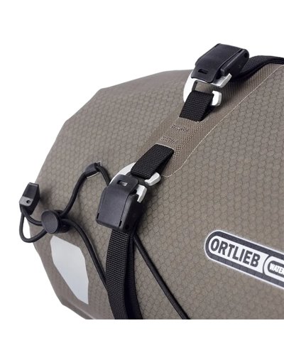 Ortlieb Handlebar-Pack Flex F9928 Borsa Manubrio 15 Litri, Sabbia Scuro