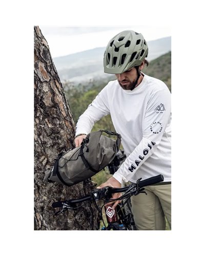 Ortlieb Handlebar-Pack Flex F9928 Borsa Manubrio 15 Litri, Sabbia Scuro