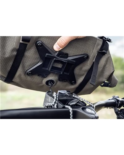 Ortlieb Handlebar-Pack Flex F9928 Borsa Manubrio 15 Litri, Sabbia Scuro