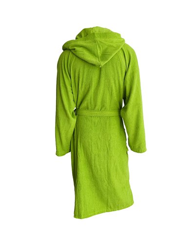 Speedo Monoterry Unisex Adult Bathrobe, Lime Green