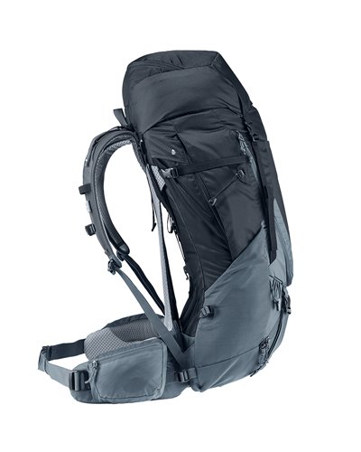 Deuter Futura Air Trek 50+10 Zaino Trekking, Nero/Grafite