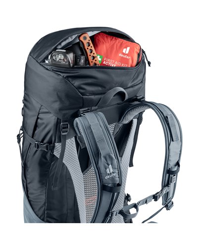 Deuter Futura Air Trek 50+10 Trekking Backpack, Black/Graphite