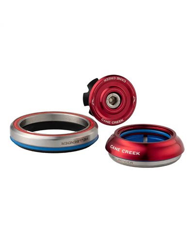 Cane Creek Headset Hellbender 70 Tapered IS41/28.6/IS52/40 - Red