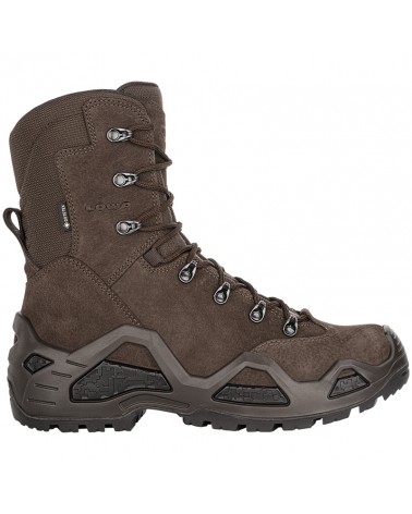 Lowa Z-8N C HI GTX Gore-Tex Men's Tactical/Work Boots Buffalo Leather, Dark Brown