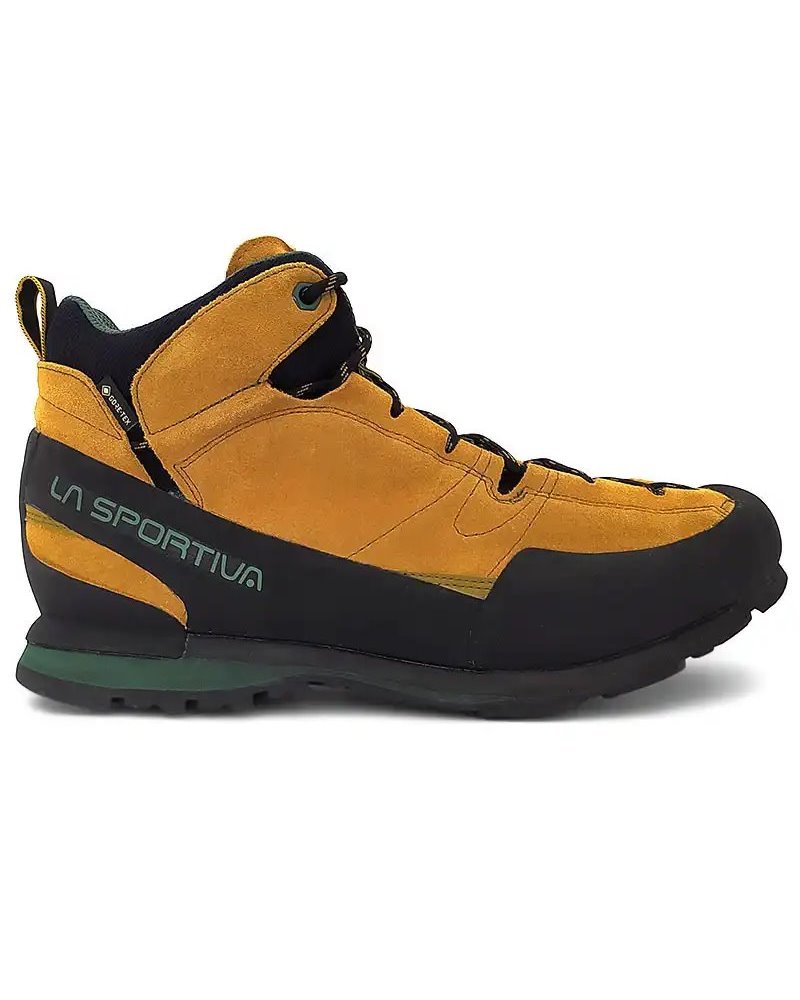 La Sportiva Boulder X Mid GTX Gore-Tex Scarponi Avvicinamento/Trekking Uomo, Savana/Alpine