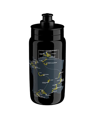Elite Fly Team 2025 Tour de France Black Map Borraccia 550ml
