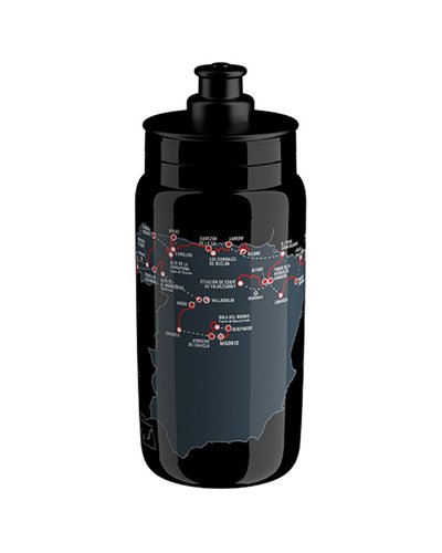 Elite Fly Team 2025 Vuelta Black Map Borraccia 550ml