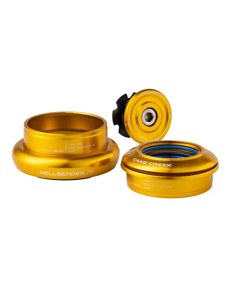 Cane Creek Headset Hellbender 70 Tapered ZS44/28.6/Ec44/40 - Gold