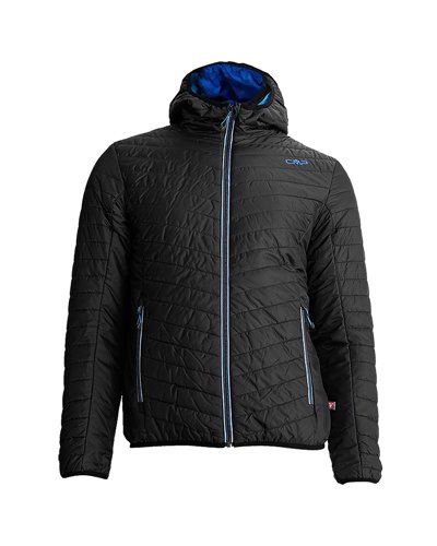 CMP Primaloft Synthetic Fix Hood Jacket, Black