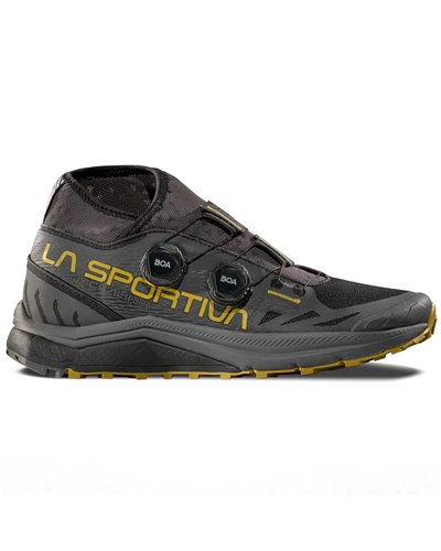 La Sportiva Jackal II Boa Men's Trail Running Shoes, Black/Savana