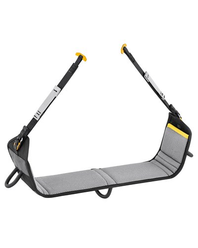 Petzl Podium Sedile per Imbracatura, Nero/Giallo