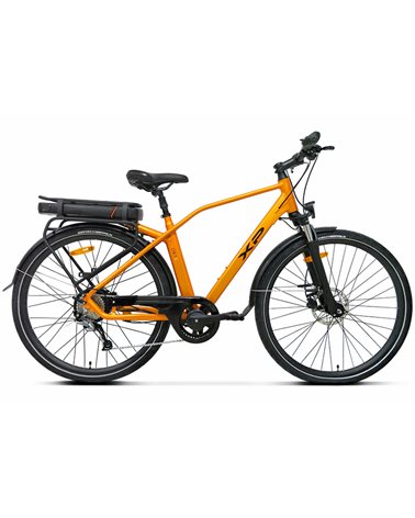 XP Bikes D9.1S Sportive e-Bike 28" 9s Gent HDB 468Wh, Matt Orange