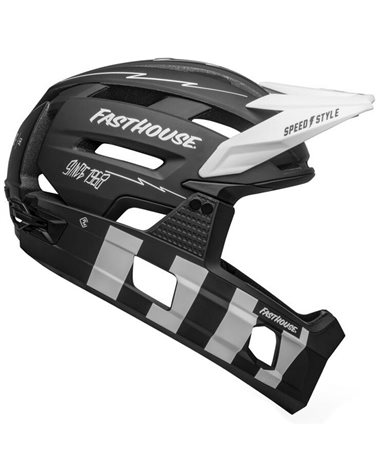 Bell Super Air R Spherical MIPS MTB Helmet, Fasthouse Matte Black/White