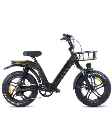 XP Bikes Funky e-Bike Fat 20" 7s HDB 624Wh, Black