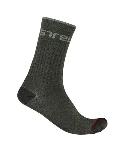 Castelli Distanza 20 Cycling Socks, Military Green