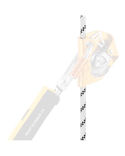 Petzl Axis 11 mm/20 m with Sewn Termination, White