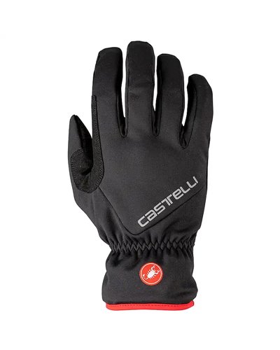 Castelli Entrata Thermal Winter Cycling Gloves, Black
