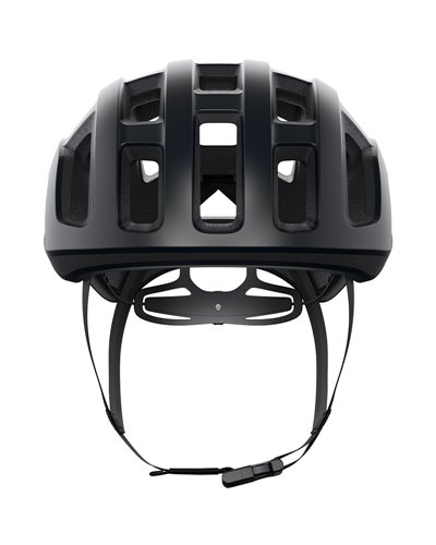 Poc Ventral Lite Road Cycling Helmet, Uranium Black/Hydrogen White Matt