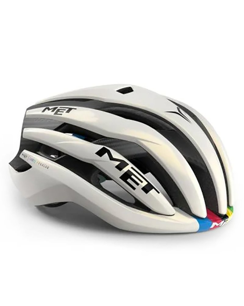 Met Trenta 3K Carbon MIPS Casco Strada UCI World Cup Rainbow LTD