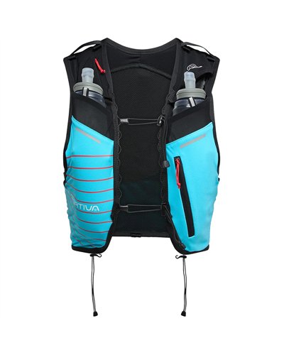 La Sportiva Trail Vest Trail Running 5 Liters, Malibu Blue/Hibiscus