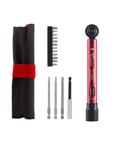 Effetto Mariposa Giustaforza 1-15 Pro Deluxe Torque Wrench + Bottle