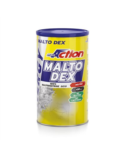 ProAction Energy Malto Dex Powder 100% Maltodextrin Neutral Flavour, 430gr jar